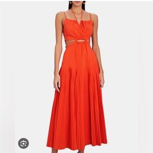 Jonathan Simkhai Pleated Maxi Dress - Size S